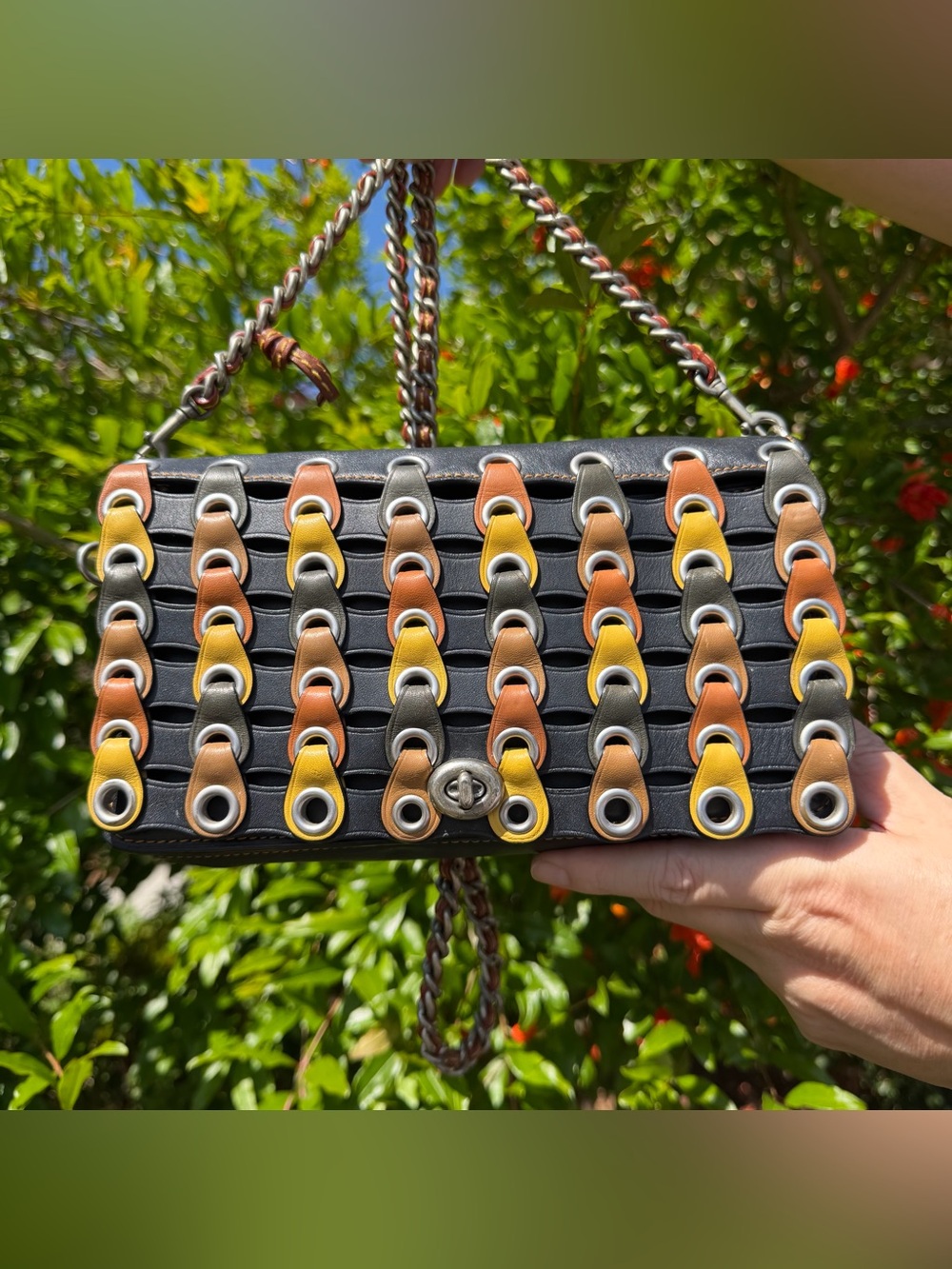 Coach Dinky With Colorblock Coach Link 86831